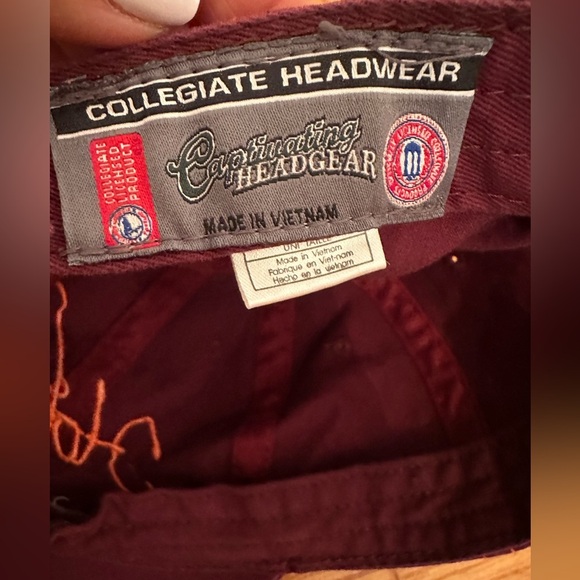 Virginia Tech Hokies fan cap hat collegiate headgear Adjustable - Picture 7 of 7